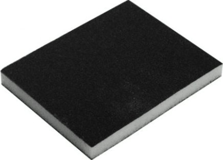 Губка шлифовальная ЗУБР "Мастер" двухсторонняя, мягкий поролон, Р320, 123х98х12мм [35614-320]