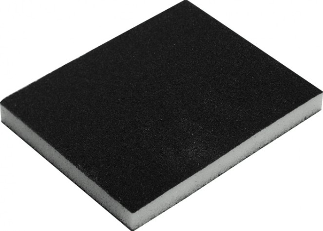 Губка шлифовальная ЗУБР Мастер двухсторонняя р80, 123х98х12мм [35614-080]