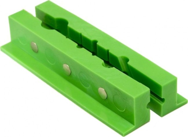 Губки для тисков Кобальт 918-016 магнитные с канавками 113х28х25 мм (2 шт