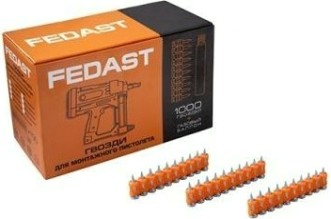 Гвоздь монтажный FEDAST 3.0 х 25 мм (уп.1000 шт.) с кованым наконечником [fd3025mgbp]