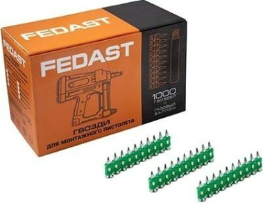 Гвоздь монтажный FEDAST 3.0 х 38 мм усиленный (уп.1000 шт.) [fd3038eg]