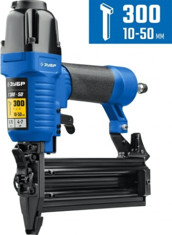 Гвоздезабивной пистолет пневматический ЗУБР Т300-50 10-50 мм [31933]