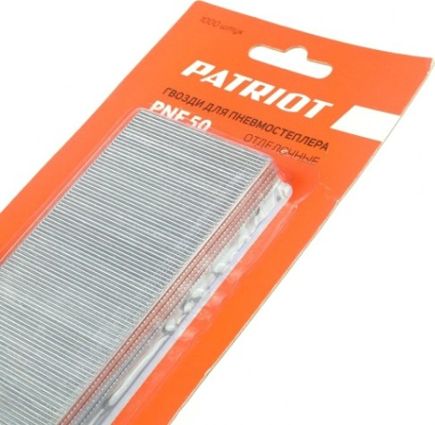 Гвозди для скобозабивателя PATRIOT PNF 50 для пневмостеплера ASG 210R тип 18G 1000 шт. [830902151]