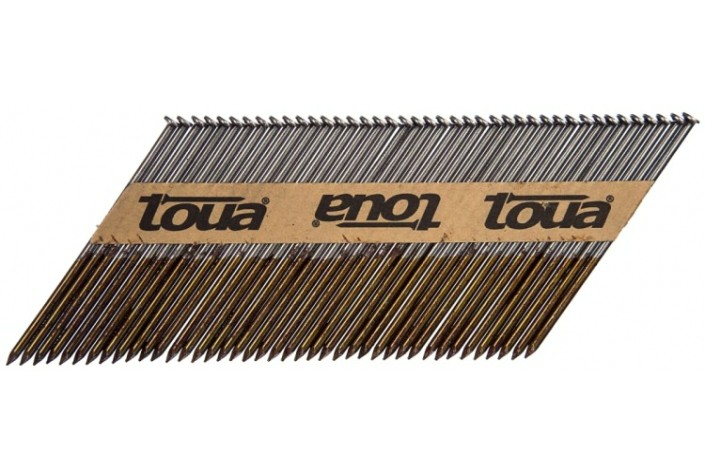 Гвозди по дереву TOUA 3,05 х 90 мм (уп.2000 шт.) гладкие 30590SMBrt [30590SMBrt]