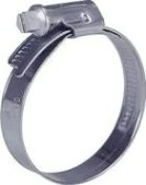Хомут 12 - 22 червячный шириной 9 мм NORMA из нержавеющей стали