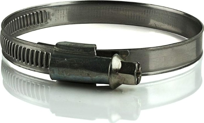 Хомут 50 - 70 червячный из нержавеющей стали [H50-70ECO42]