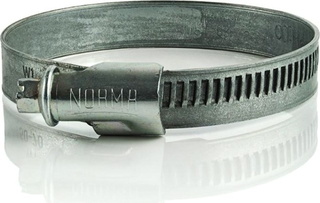 Хомут 80 - 100 червячный шириной 12 мм NORMA