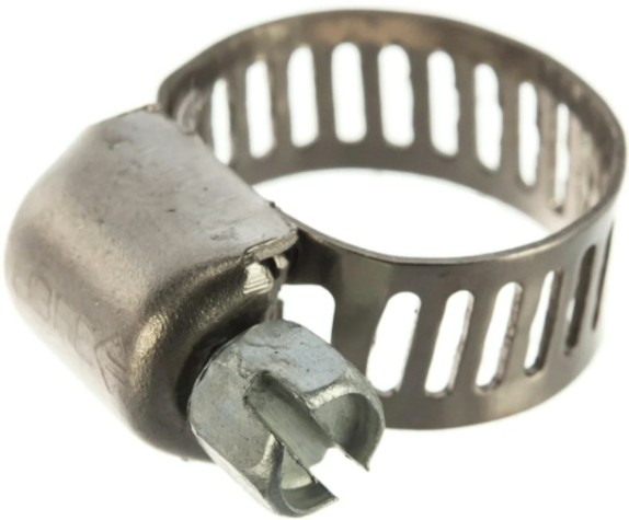 Хомут червячный из нержавеющей стали ЗУБР НХ-8П 8-13 мм, с просечной лентой 5 шт [37811-08-13-5]