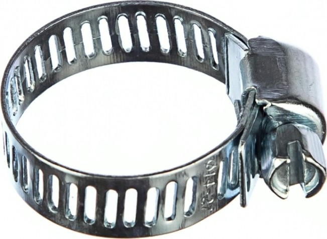 Хомут червячный QUATTRO ELEMENTI 14-27 мм оцинкованный, 4 шт в блистере [772-005]