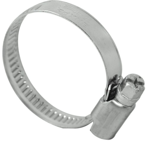 Хомут червячный ВИХРЬ 25 - 40 шириной 9 мм (уп.25 шт.) оцинкованный [73/9/1/24]