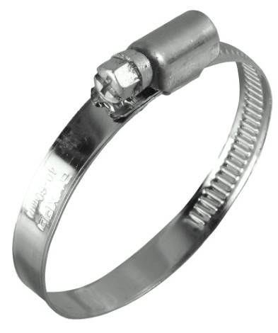 Хомут червячный ВИХРЬ 40 - 60 шириной 9 мм (уп.25 шт.) оцинкованный [73/9/1/25]