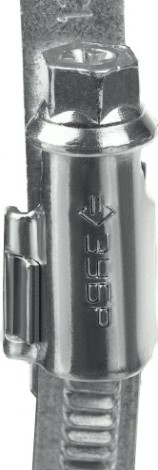 Хомут червячный ЗУБР X-9H 60-80 мм ширина 9 мм, цинк, 50 шт [37807-80]