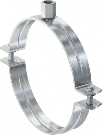 Хомут FISCHER 21 - 23 (1/2") для монтажа труб двухболтовый FRSN 49789 [49789]