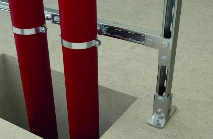 Хомут FISCHER 21 - 23 (1/2") для монтажа труб двухболтовый FRSN 49789 [49789]