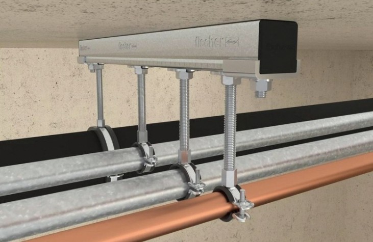 Хомут FISCHER 32 - 37 (1") для монтажа труб одноболтовый FGRS PLUS 79434 [79434]