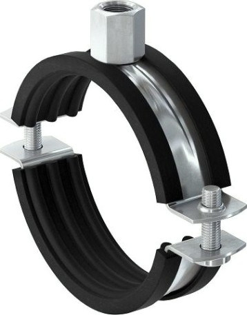 Хомут FISCHER 48 - 54 (1 1/2") для монтажа труб двухболтовый FRS А2 512682 [512682]