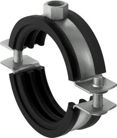 Хомут FISCHER 48 - 54 (1 1/2") для монтажа труб двухболтовый FRS А4 560598 [560598]