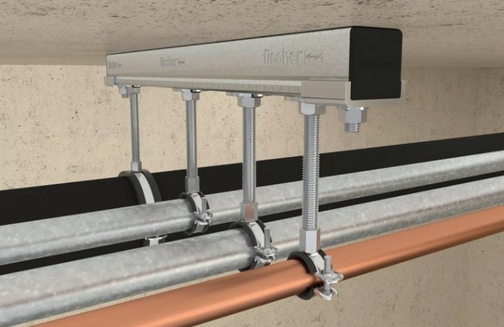 Хомут FISCHER 56 - 63 (2") для монтажа труб одноболтовый FGRS PLUS 79438 [79438]