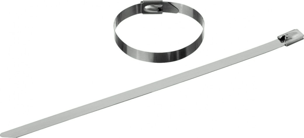 Хомут нержавеющий ЗУБР ПРОФЕССИОНАЛ кс-н, 4.6х150 мм, 50 шт, [30971-46-150]