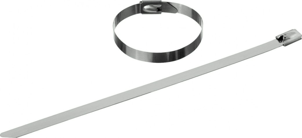 Хомут нержавеющий ЗУБР ПРОФЕССИОНАЛ кс-н, 4.6х300 мм, 50 шт, [30971-46-300]
