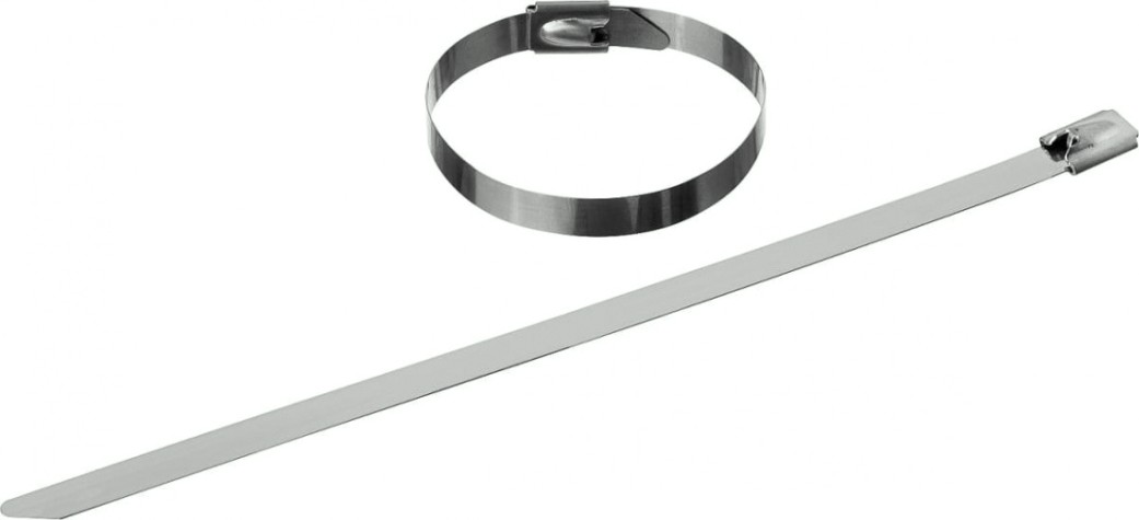 Хомут нержавеющий ЗУБР ПРОФЕССИОНАЛ кс-н, 7.9х200 мм, 25 шт, [30971-79-200]