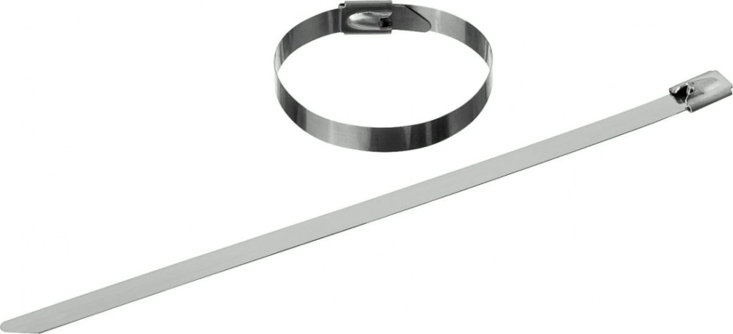 Хомут нержавеющий ЗУБР ПРОФЕССИОНАЛ кс-н, 7.9х300 мм, 25 шт, [30971-79-300]