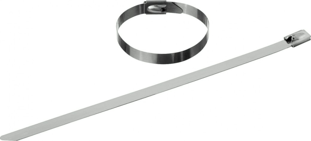 Хомут нержавеющий ЗУБР ПРОФЕССИОНАЛ кс-н, 7.9х400 мм, 25 шт, [30971-79-400]