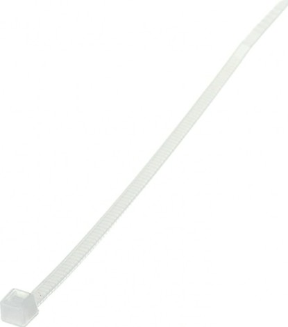 Хомут пластиковый IEK 2.5х100 нейлон бел. (уп. 100шт) [UHH31-D025-100-100]