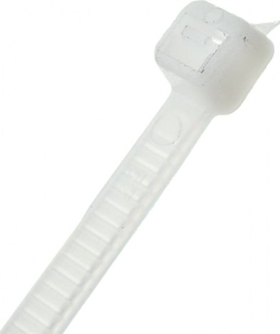 Хомут пластиковый IEK 3.6х100 нейлон бел. (уп. 100шт) [UHH31-D036-100-100]