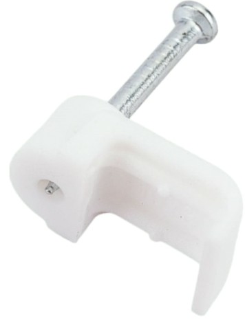 Хомут пластиковый REXANT 10х3 мм, белый плоский (упак. 20 шт) [07-4209-20]