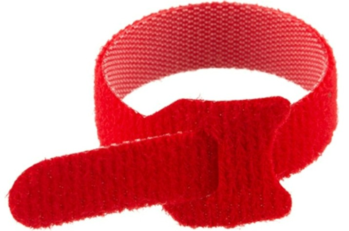 Хомут пластиковый REXANT 150х12 мм, красный многоразовый (упак. 12 шт.) [07-7154]