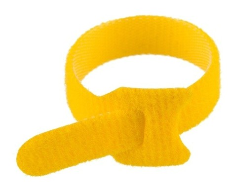 Хомут пластиковый REXANT 150х12 мм, желтый многоразовый (упак. 12 шт.) [07-7152]