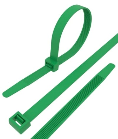 Хомут пластиковый REXANT 150x2,5 мм, зеленый упаковка 25 шт. [07-0153-25]