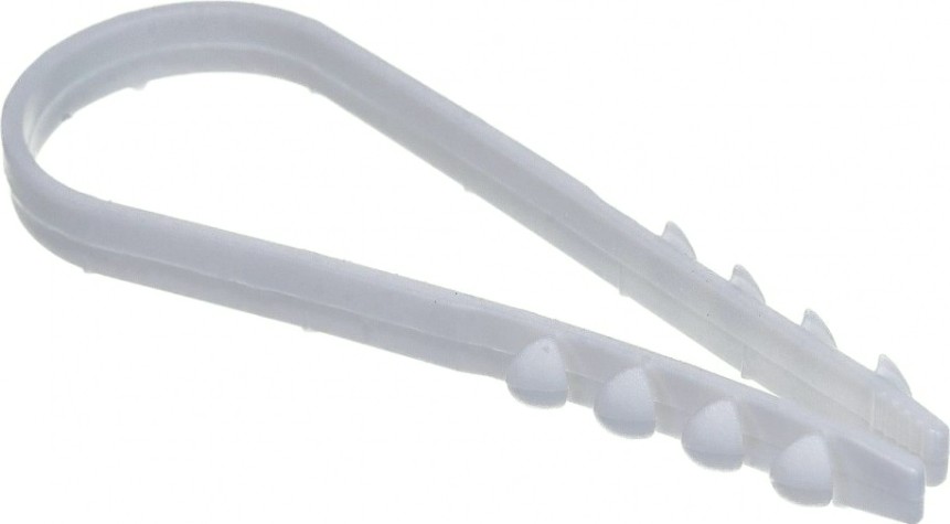 Хомут пластиковый REXANT 19-25 мм, белый нейлоновый упаковка 100 шт. [07-4503]