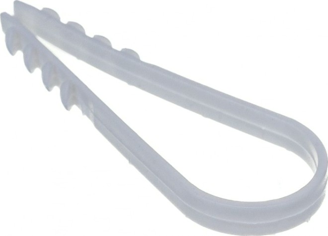 Хомут пластиковый REXANT 19-25 мм, белый нейлоновый упаковка 100 шт. [07-4503]