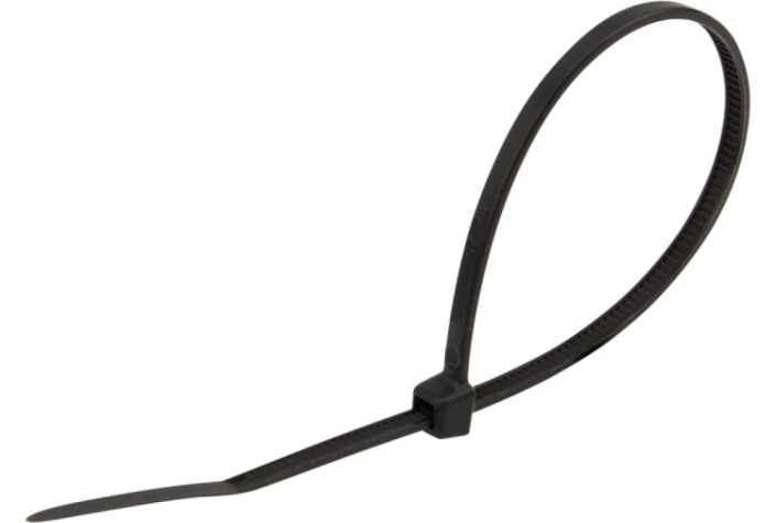 Хомут пластиковый REXANT 250 x7,6мм, черный упаковка 100 шт. [07-0253]