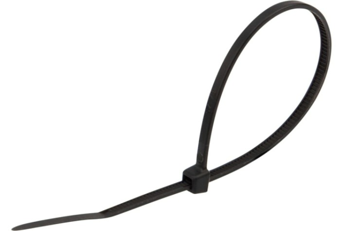 Хомут пластиковый REXANT 250x3,6 мм, черный с тройным замком упаковка 100 шт. [67-0251]