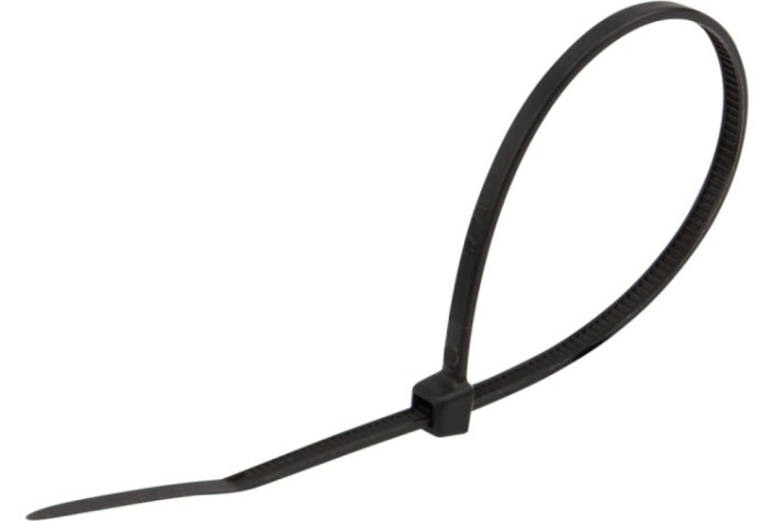 Хомут пластиковый REXANT 250x4,8 мм, черный с тройным замком упаковка 100 шт. [67-0251-5]