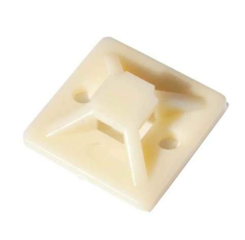 Хомут пластиковый REXANT 25х25 мм, белый самоклеящаяся упаковка 10 шт. [07-2025-1]