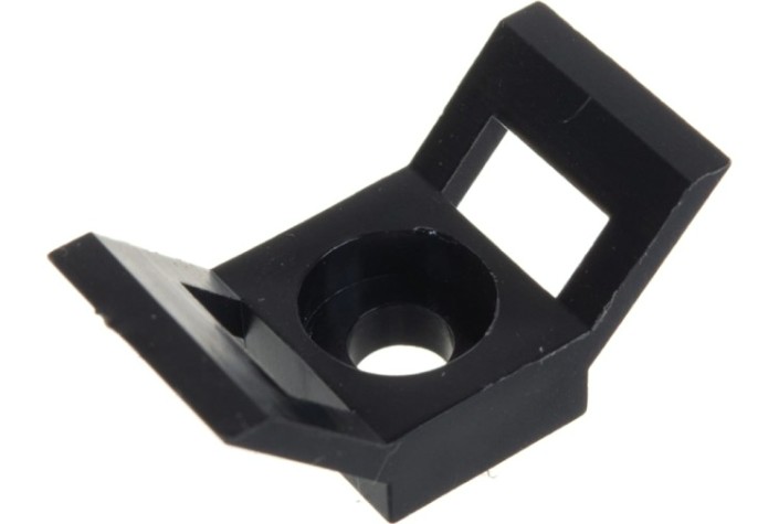 Хомут пластиковый REXANT 29x15 мм, черный для крепления стяжки (пс-2) упаковка 100 шт. [07-2105]