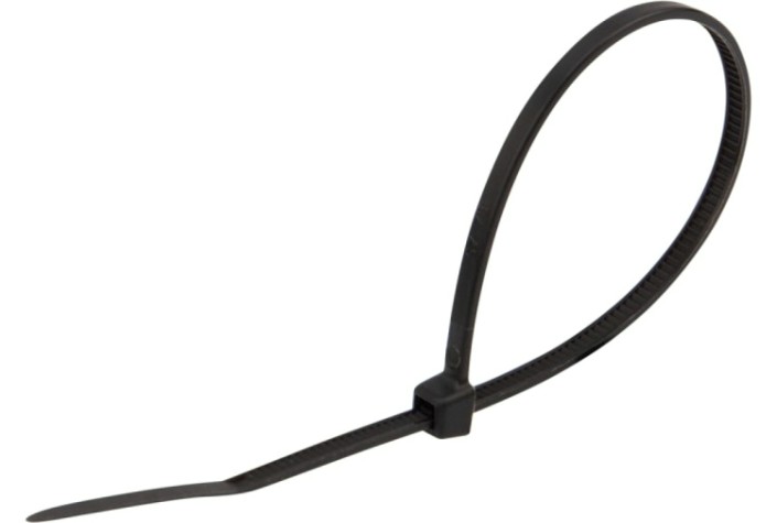 Хомут пластиковый REXANT 300x4,8 мм, черный с тройным замком упаковка 100 шт. [67-1302]