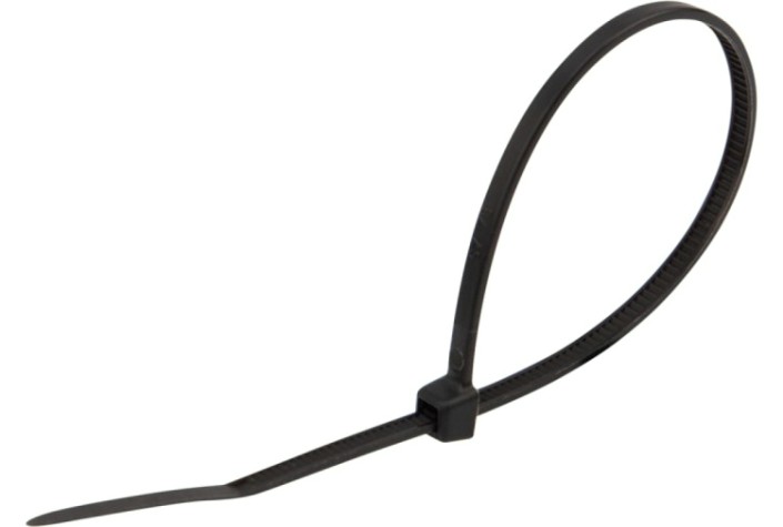 Хомут пластиковый REXANT 400x7,6 мм, черный с тройным замком упаковка 100 шт. [67-0401-8]