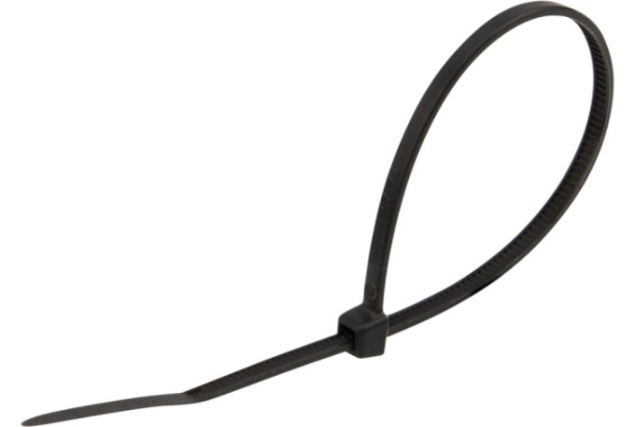 Хомут пластиковый REXANT 500x7,6 мм, черный с тройным замком упаковка 100 шт. [67-0503]