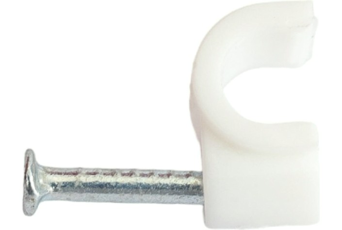 Хомут пластиковый REXANT 6 мм, белый круглый (упак. 20 шт) [07-4006-20]