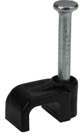 Хомут пластиковый REXANT 6х4 мм, черный плоский (упак. 50 шт) [07-4206-1]