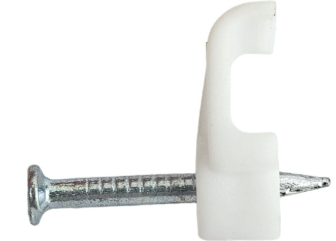 Хомут пластиковый REXANT 8х3 мм, белый плоский (упак. 20 шт) [07-4207-20]