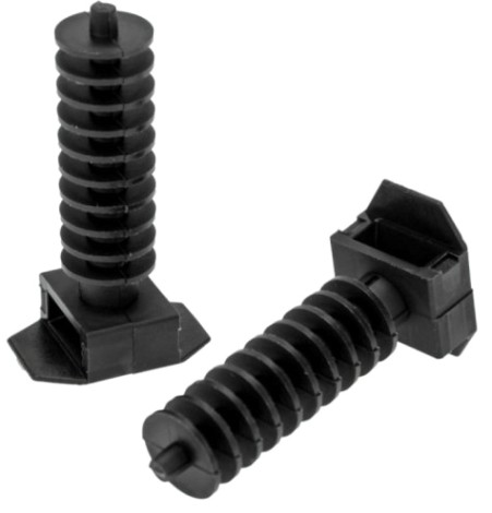 Хомут пластиковый REXANT d=10х40 мм, черный (база), упаковка 100 шт. [07-4512]