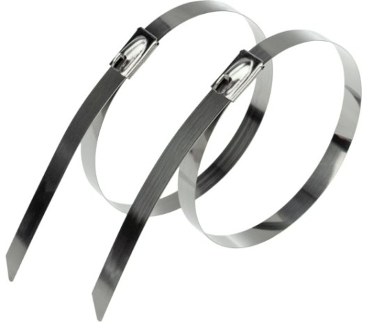 Хомут пластиковый REXANT стальной 300x4,6 мм упаковка 100шт. [07-0308-100]