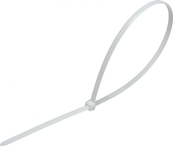 Хомут пластиковый RUCELF СТБ-2,5х100 нейлоновый белый [СТБ-2,5х100-Б]