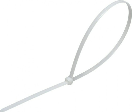 Хомут пластиковый RUCELF СТБ-4х300 нейлоновый белый [СТБ-4х300-Б]